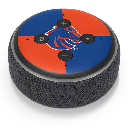 Boise State University Broncos Checkered Amazon Echo Dot Skin
