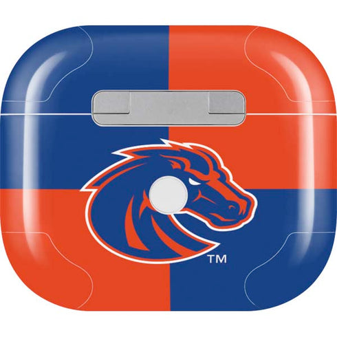 Boise State University Broncos Checkered Apple AirPods (3rd Gen 2021) Skin