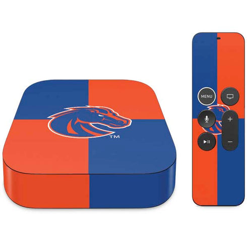 Boise State University Broncos Checkered Apple TV Skin
