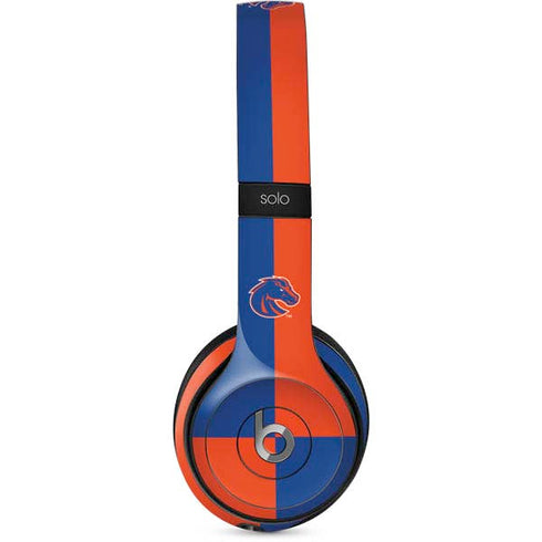 Boise State University Broncos Checkered Beats Solo 2 Wired Skin