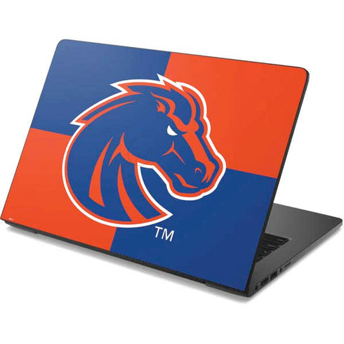 Boise State University Broncos Checkered Dell Chromebook Skin