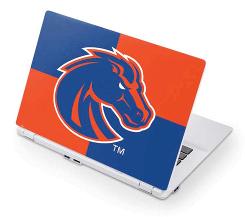 Boise State University Broncos Checkered Acer Chromebook Skin