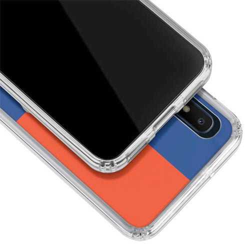 Boise State University Broncos Checkered Galaxy A10e Clear Case
