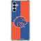 Boise State University Broncos Checkered Galaxy A13 5G Clear Case