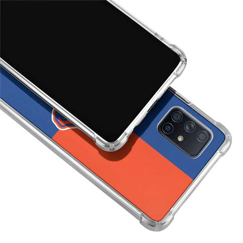 Boise State University Broncos Checkered Galaxy A71 5G Clear Case
