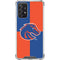 Boise State University Broncos Checkered Galaxy A72 5G Clear Case