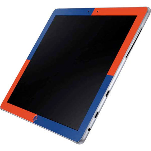 Boise State University Broncos Checkered Galaxy Book 12in Skin