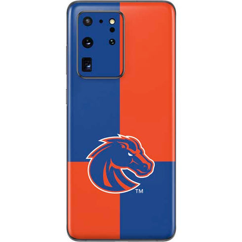 Boise State University Broncos Checkered Galaxy S20 Ultra 5G Skin