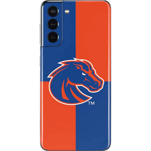 Boise State University Broncos Checkered Galaxy S21 5G Skin