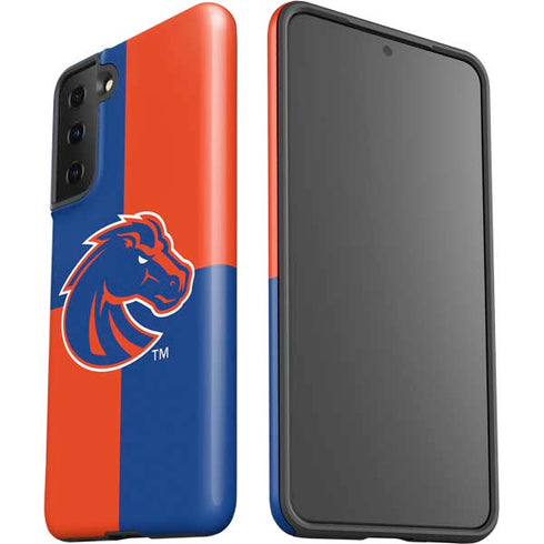 Boise State University Broncos Checkered Galaxy S21 FE Pro Case