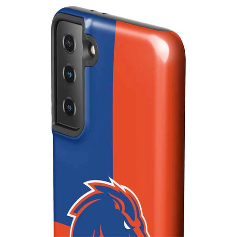 Boise State University Broncos Checkered Galaxy S21 Plus 5G Pro Case