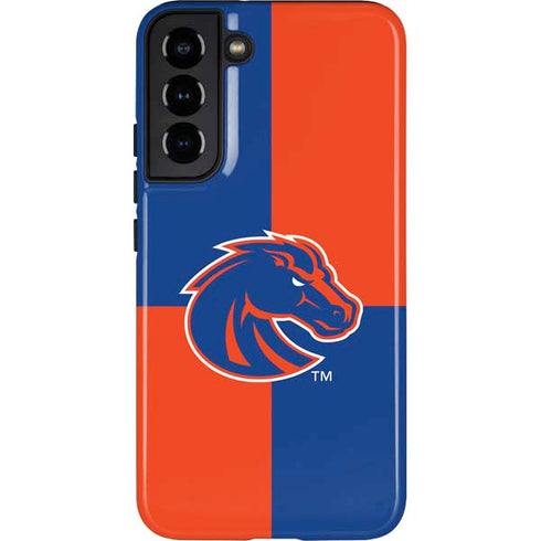Boise State University Broncos Checkered Galaxy S22 Plus Pro Case