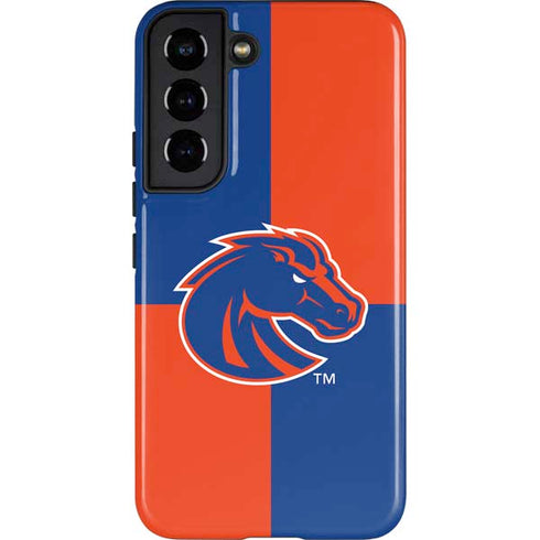 Boise State University Broncos Checkered Galaxy S22 Pro Case