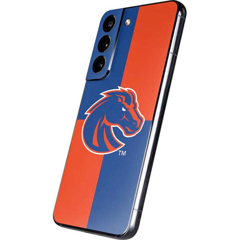 Boise State University Broncos Checkered Galaxy S22 Skin