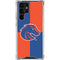 Boise State University Broncos Checkered Galaxy S22 Ultra Clear Case