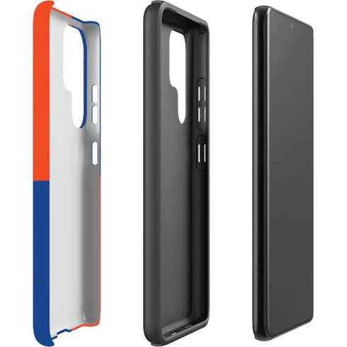 Boise State University Broncos Checkered Galaxy S22 Ultra Pro Case