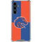 Boise State University Broncos Checkered Galaxy S23 FE Clear Case