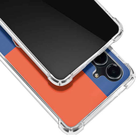 Boise State University Broncos Checkered Galaxy S23 FE Clear Case