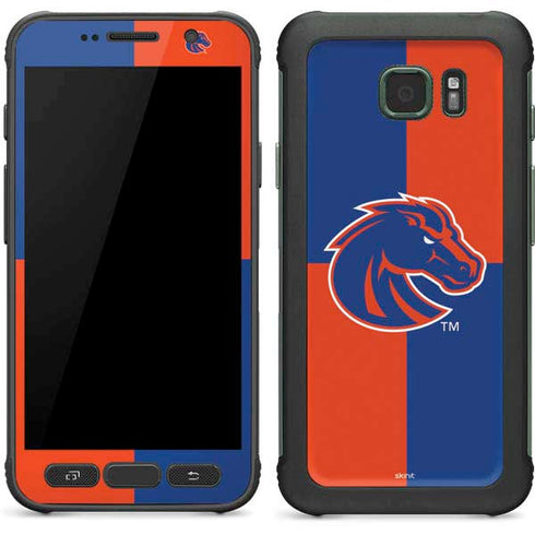 Boise State University Broncos Checkered Galaxy S7 Active Skin