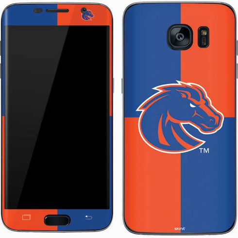 Boise State University Broncos Checkered Galaxy S7 Skin