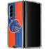 Boise State University Broncos Checkered Galaxy Z Fold4 5G Clear Case