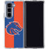 Boise State University Broncos Checkered Galaxy Z Fold5 5G Clear Case