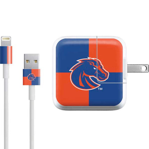 Boise State University Broncos Checkered iPad Charger (10W USB) Skin