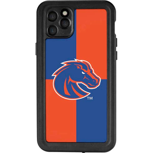 Boise State University Broncos Checkered iPhone 11 Pro Max Waterproof Case