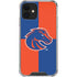 Boise State University Broncos Checkered iPhone 12 Clear Case