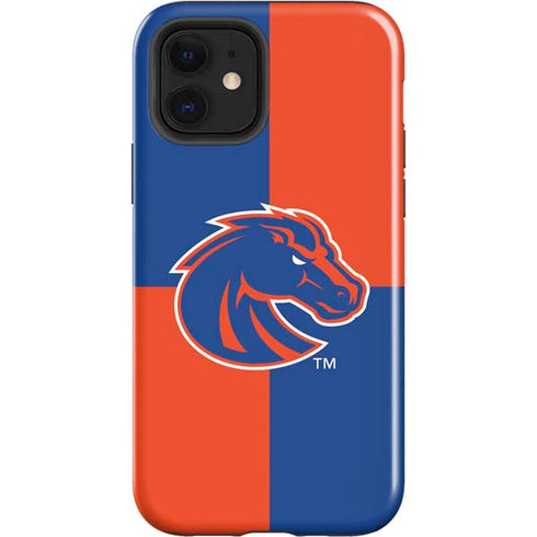 Boise State University Broncos Checkered iPhone 12 Impact Case