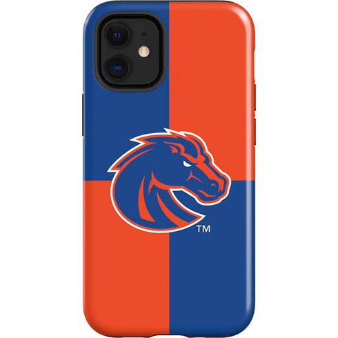 Boise State University Broncos Checkered iPhone 12 Mini Impact Case