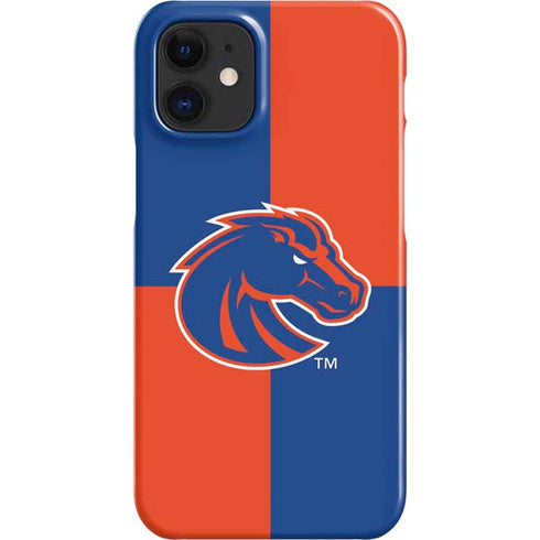 Boise State University Broncos Checkered iPhone 12 Mini Lite Case