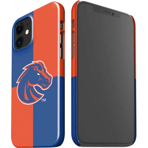 Boise State University Broncos Checkered iPhone 12 Mini Lite Case