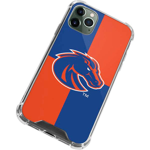 Boise State University Broncos Checkered iPhone 12 Pro Max Clear Case