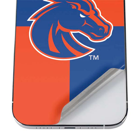 Boise State University Broncos Checkered iPhone 12 Pro Max Skin