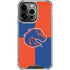 Boise State University Broncos Checkered iPhone 13 Pro Clear Case