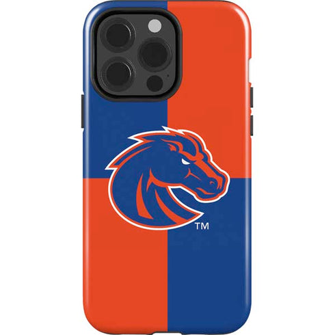 Boise State University Broncos Checkered iPhone 13 Pro Impact Case