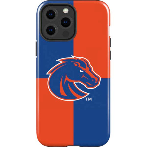 Boise State University Broncos Checkered iPhone 13 Pro Max Impact Case