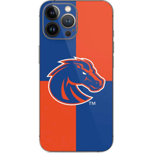 Boise State University Broncos Checkered iPhone 13 Pro Max Skin