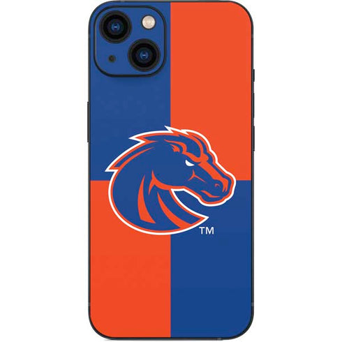 Boise State University Broncos Checkered iPhone 15 Plus Skin