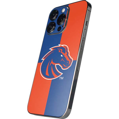 Boise State University Broncos Checkered iPhone 14 Pro Max Skin