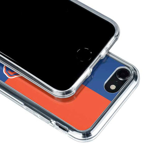 Boise State University Broncos Checkered iPhone SE (2nd & 3rd Gen) Clear Case