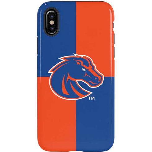Boise State University Broncos Checkered iPhone X Pro Case