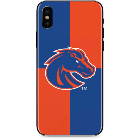 Boise State University Broncos Checkered iPhone X Skin