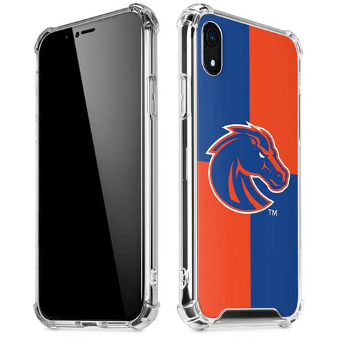 Boise State University Broncos Checkered iPhone XR Clear Case