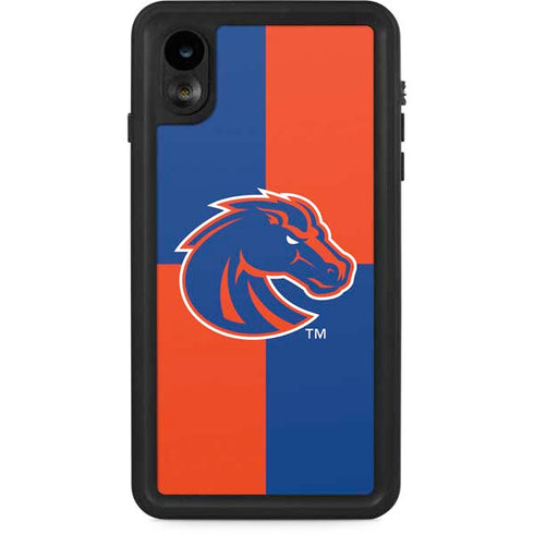 Boise State University Broncos Checkered iPhone XR Waterproof Case