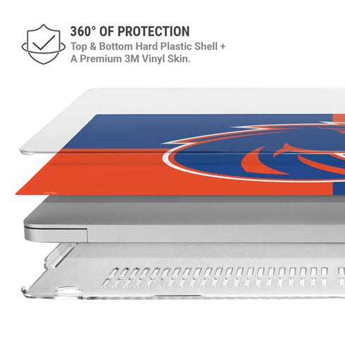 Boise State University Broncos Checkered MacBook Air 15in (2023-2025) Case plus Skin