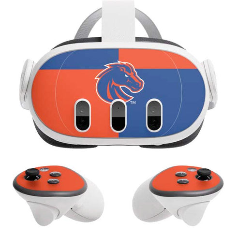 Boise State University Broncos Checkered Meta Quest 3 Skin