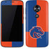Boise State University Broncos Checkered Moto E5 Play Skin