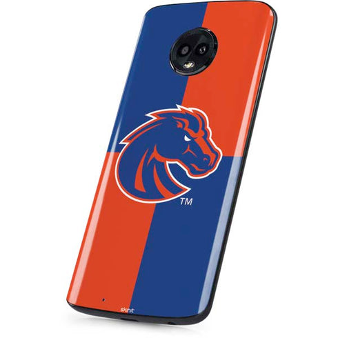Boise State University Broncos Checkered Moto G6 Skin